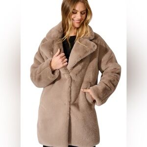 Cozy Tan Teddy Jacket for Women